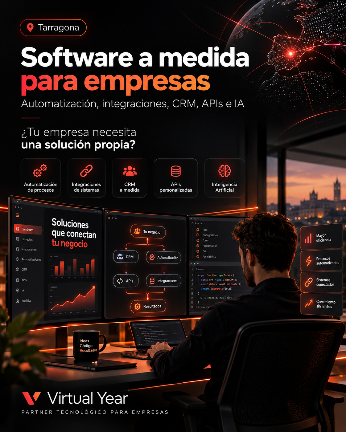Software a medida para empresas en Tarragona: cuándo compensa desarrollar una solución propia