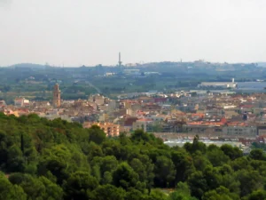 Vista de El Vendrell desde Sant Vicenç de Calders
