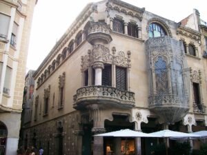 Fachada de la Casa Navàs en Reus